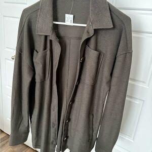 Maurices Charcoal Knit Sweater